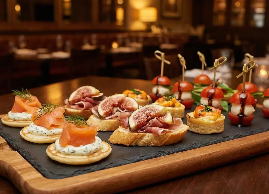 Gourmet finger food for private events