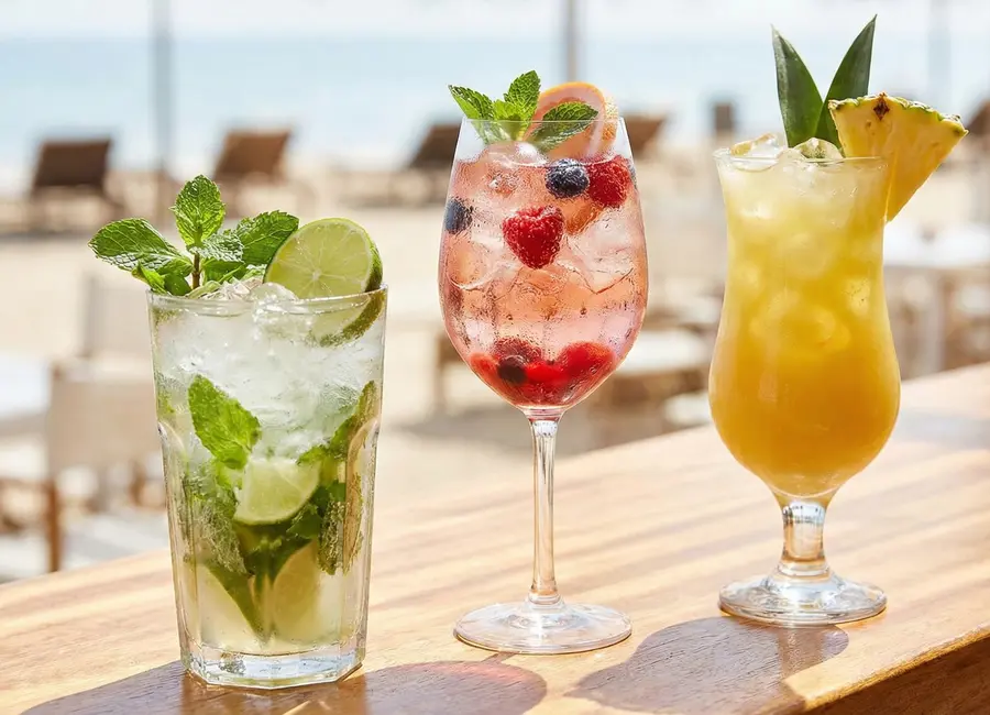 Signature cocktails for a private party in Bali